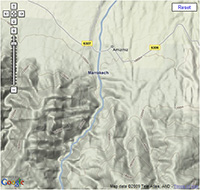 Topo map preview